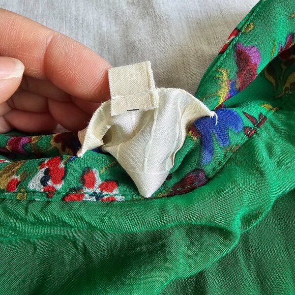 Sezane Dino Skirt Vert. - Size 38 - Picture 8 of 10